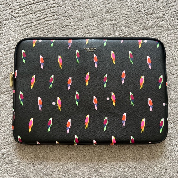 Kate Spade Sylvia Flock Party Laptop Case - Picture 1 of 13